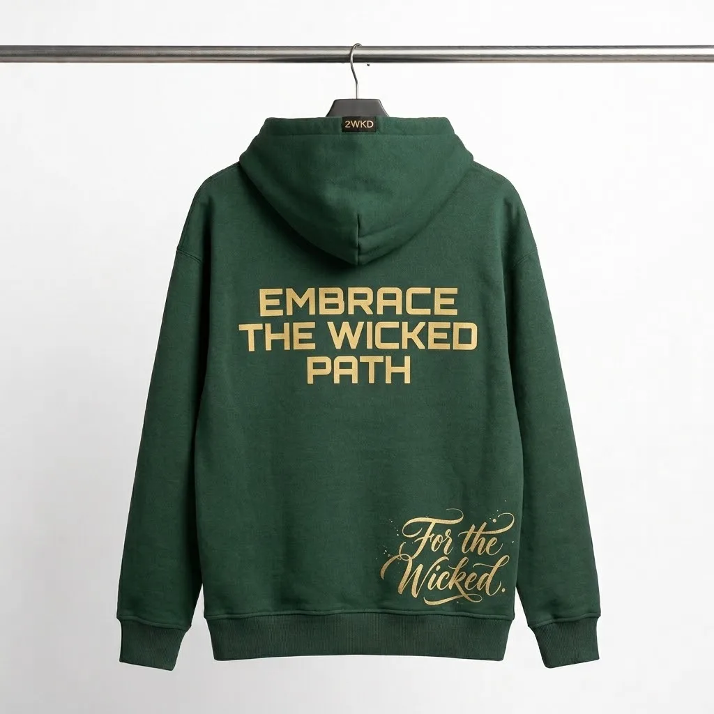 2WKD COLLECTIVES — "Embrace The Path" Heavyweight Hoodie